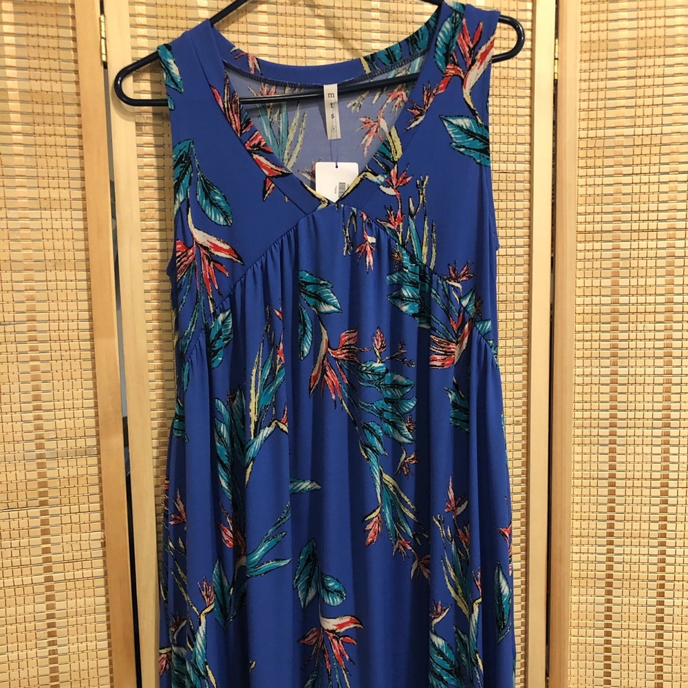 Blue Floral MTS Dress